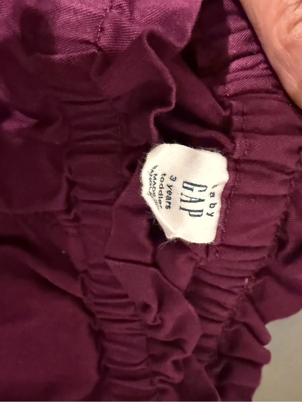 Baby Gap-Cargo Pants in Deep Plum- Size 3